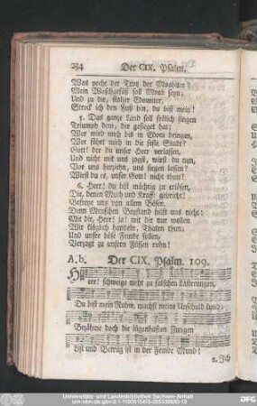 Der CIX. Psalm. 109.