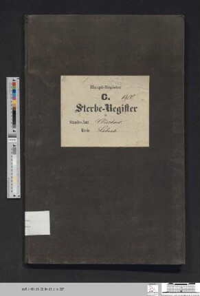 Sterberegister Kliestow 1900