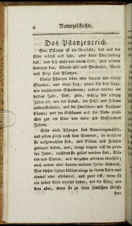 Das Pflanzenreich.