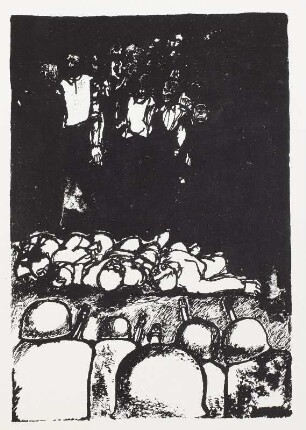 Illustration zu Bert Brecht: Liturgie vom Hauch