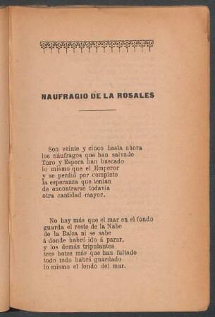 Naufragio de la Rosales