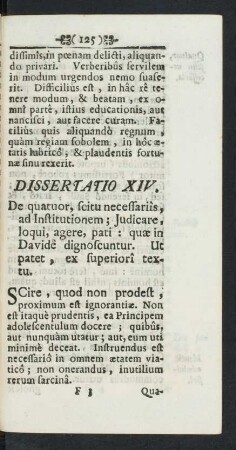Dissertatio XIV.
