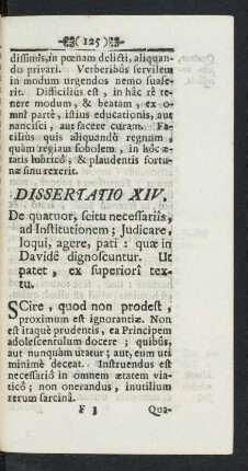 Dissertatio XIV.