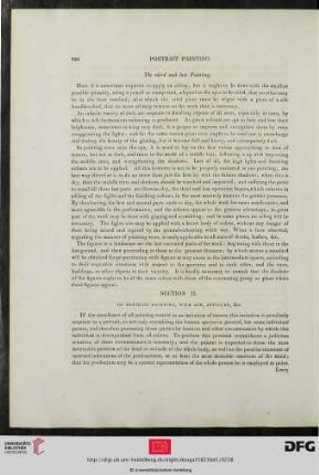 Section II. Of Portrait Painting, with Air, Attitude, &c.