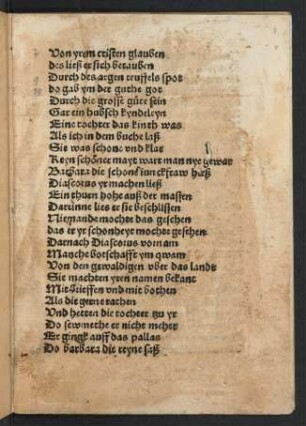 (Von yrem cristen glauben || des ließ er sich betauben ||)