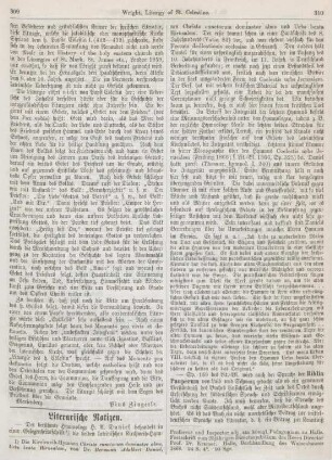 309-311 Literarische Notizen