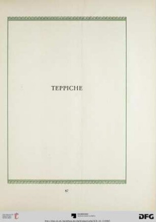 Teppiche (Nr. 323-363)