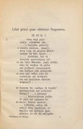 Philodemi de musica librorum, quae extant praeter librum IV edidit Joannes Kemke : (Bonner Doctordiss.)