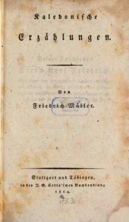Kaledonische Erzählungen