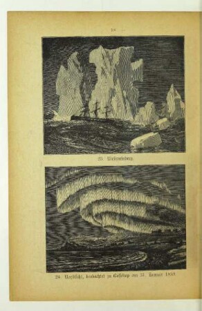 24. Nordlicht, beobachtet zu Bossekop am 31. Januar 1839