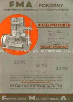 Dieselmotoren Bauart ZD / Der solide Motor für Vollast-Dauerlauf