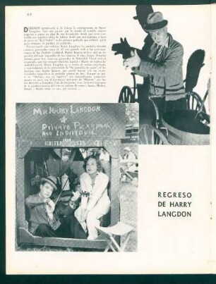 Regreso de Harry Langdon