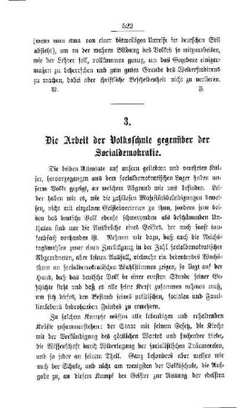 Die Arbeit der Volksschule gegenüber der Socialdemokratie