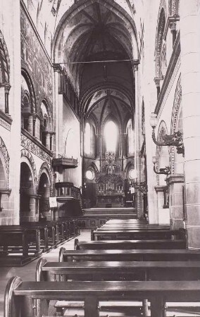 Boppard, Basilika St. Severus : Boppard. Basilika St. Severus. Inneres nach Nordosten