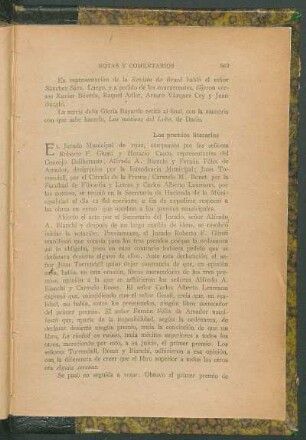 Los premios literarios