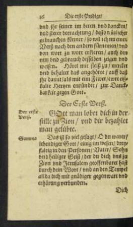 Der Erste Verß.