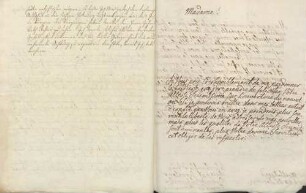 von Schwartzer an Karoline Luise von Baden (Montbéliard)