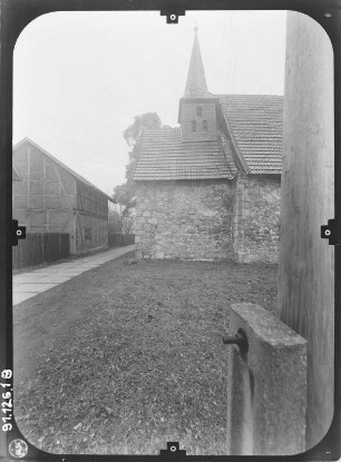 Ellrich. Hospitalkirche St. Spiritus (13. Jh.). Chor von Norden