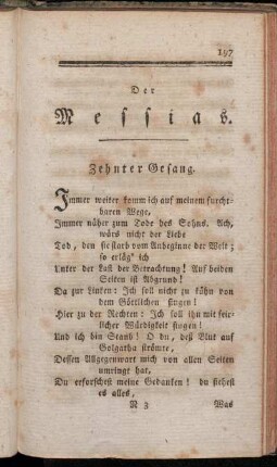 Zehnter Gesang