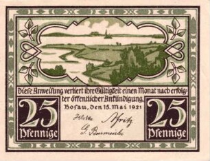 Notgeld der Stadt Bosau