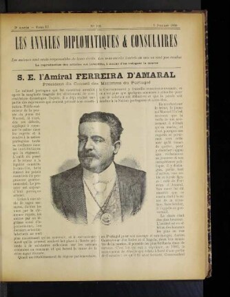 S. E. l'Amiral Ferreira d'Amaral