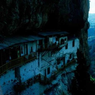 Peloponnes. Kloster Prodromou in der Lousios-Schlucht