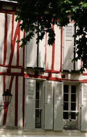 Frankreich. Bretagne. Morbihan. Vannes. Alte Fachwerk Fassaden