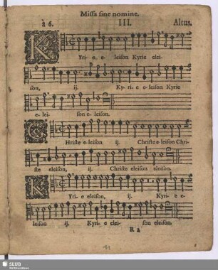 Missa sine nomine