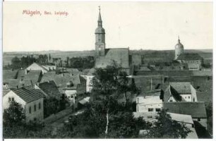 Mügeln. Blick auf Mügeln