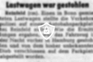 Lastwagen war gestohlen