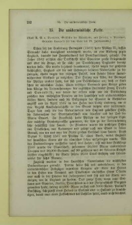 35. Die unüberwindliche Flotte