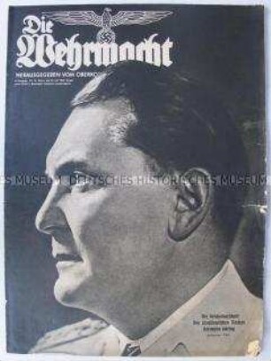 Militärische Fachzeitschrift "Die Wehrmacht" u.a. mit den Porträts neu ernannter Generalfeldmarschälle