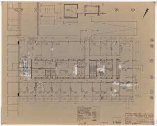 Physikalische Institute der Universität Köln: 2. Physik Grundriss UG, 1:100
