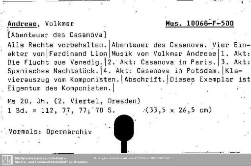 Andreae, Volkmar