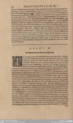 Caput XV. de elementorum praedictorum substantia.