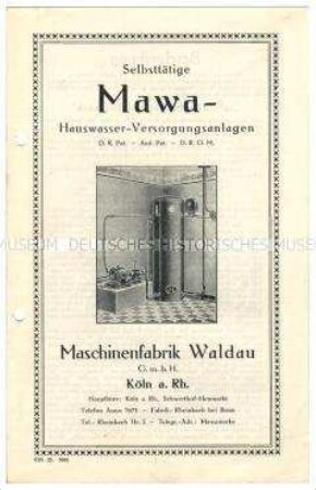 Hauswasser-Versorgungsanlagen
