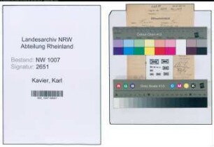 Entnazifizierung Karl Kavier , geb. 07.09.1907 (Fahrer)