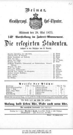 Die relegirten Studenten