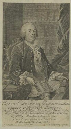 Bildnis des Joann Christoph Gottsched