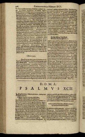 Psalmus XCII. - Psalmus XCV.