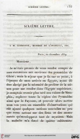 Sixième lettre