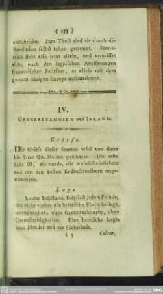 IV. Grosbritannien und Irland