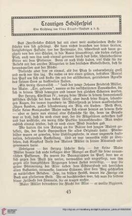 4: Trauriges Schäferspiel