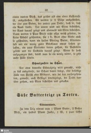 Süße Butterteige zu Torten