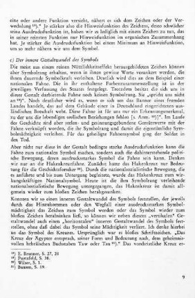 c) Der innere Gestaltwandel des Symbols