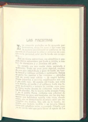 Las maestras