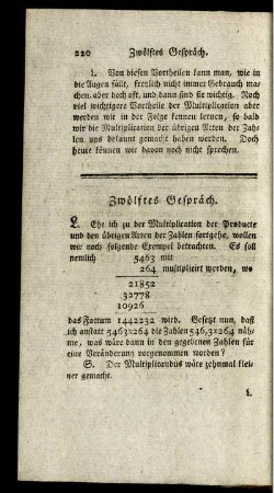 Zwölftes Gespräch.