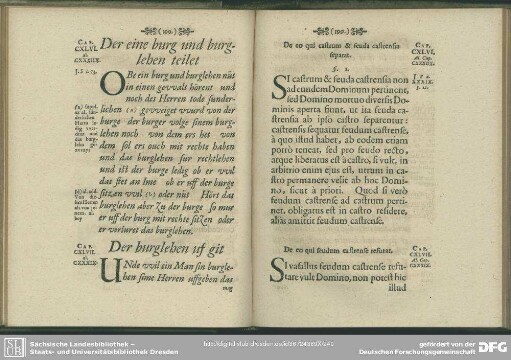 Cap. CXLVII. Der burglehen uf git