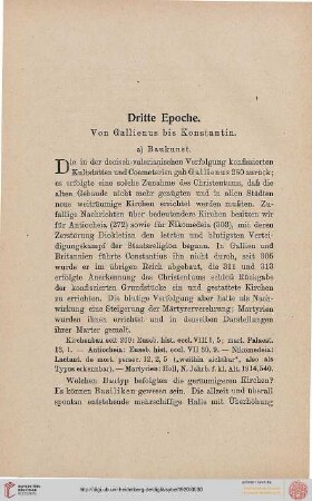 Dritte Epoche. Von Gallienus bis Konstantin