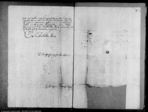 Forderung des G. Meysenbug an die Stände wegen vorgeschossener Gelder